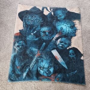 Horror Movie Character Blanket 36 1/2 X 46